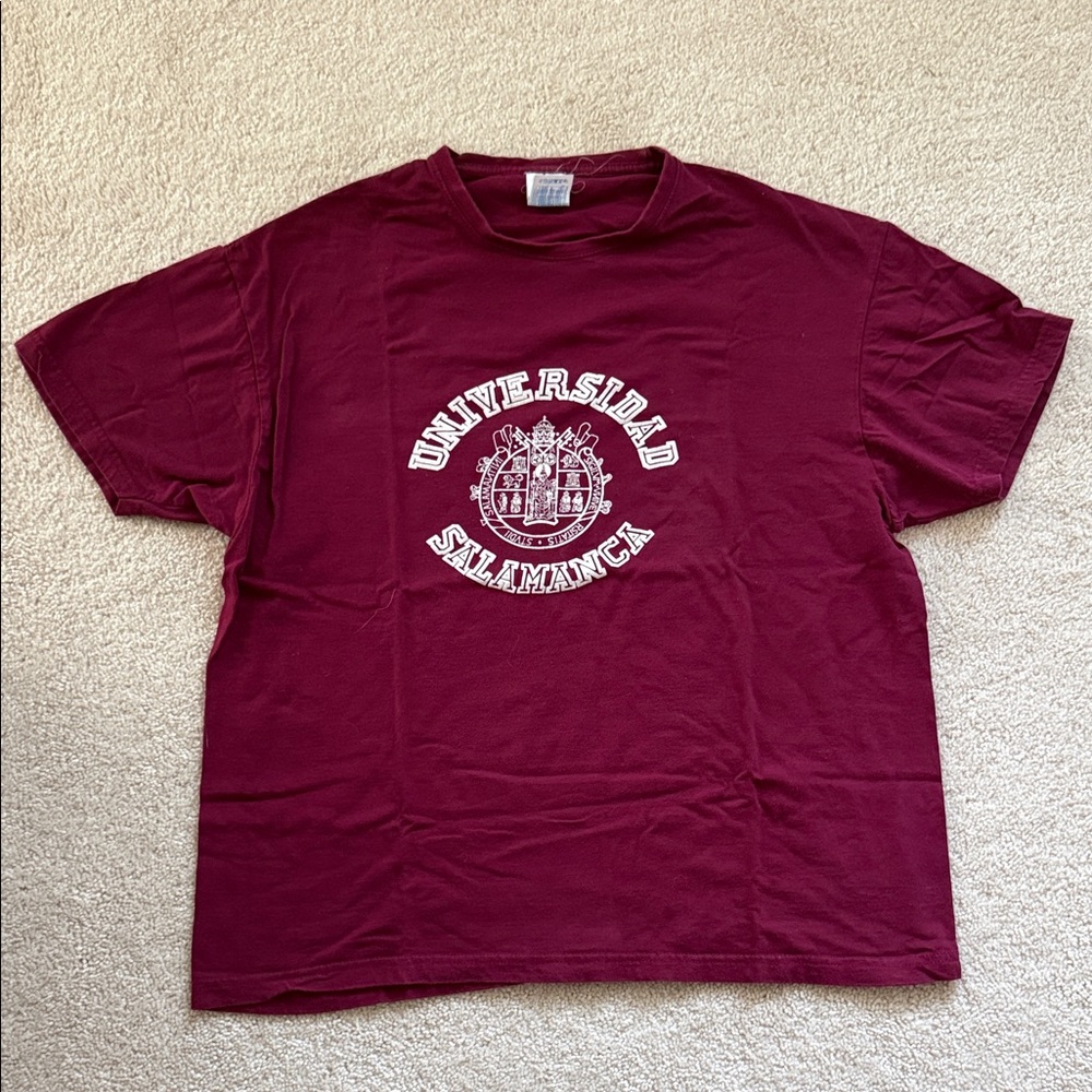 Universidad Salamanca Maroon T-Shirt